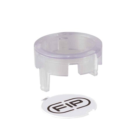 LCE Capuchon de protection transparent avec plaque porte-étiquette
