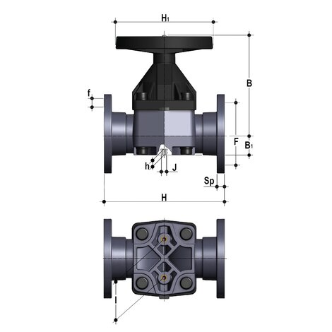 VMOAC - VMOC - Vanne à membrane DN 80:100