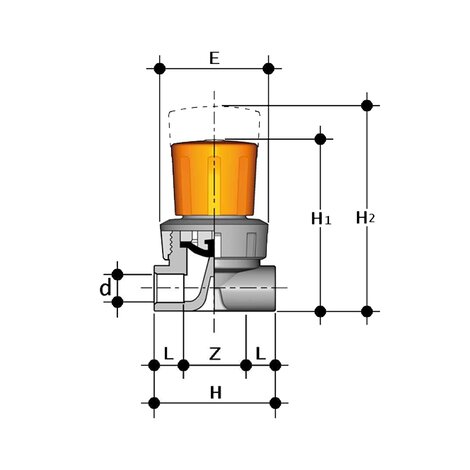 VMIV - Mini-vanne à membrane DN 8