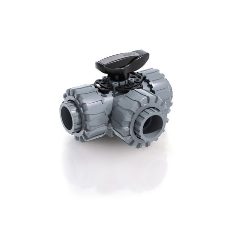 Immagine della valvola a sfera a 3 vie DUAL BLOCK®  LKDIA DN 10÷50
