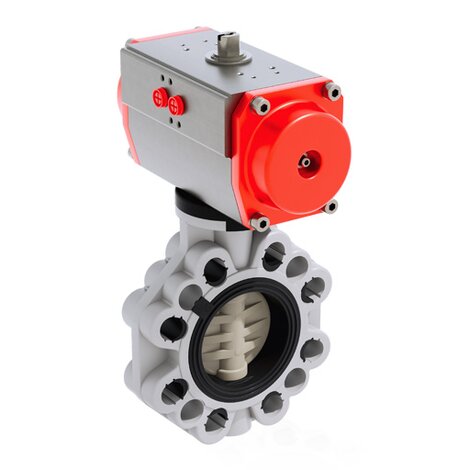 Immagine della valvola a farfalla a comando pneumatico FKOM/CP NC DN 80