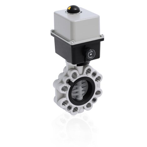 Render di FKOC/CE 90-240V AC LUG ANSI - Valvola a farfalla a comando elettrico in PVC-C DN 80÷100