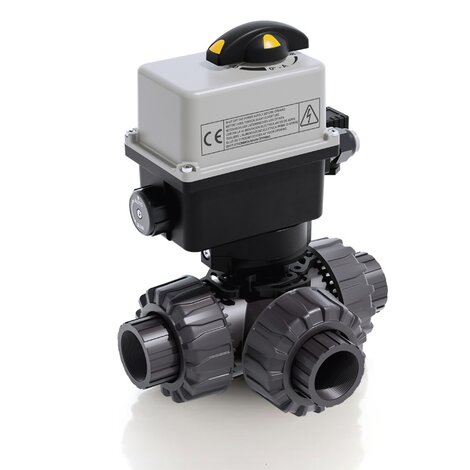 TKDNV/CE 24 V AC/DC - DUAL BLOCK® Robinet à boisseau sphérique 3 voies à commande électrique DN 10:50