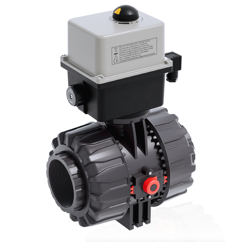 VKDNV/CE 90-240 V AC - Vanne à boisseau sphérique à commande électrique DN 65:100