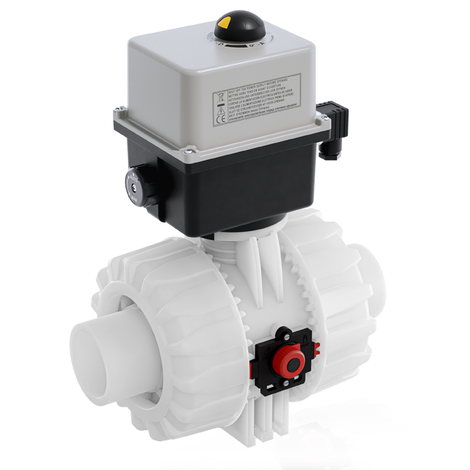 VKDDF/CE 90-240 V AC - Vanne à boisseau sphérique à commande électrique DN 65:100