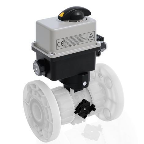 VKROF/CE 90-240 V AC 4-20 mA - Vanne à sphère de régulation DN 10:50