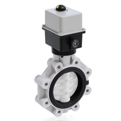 FKOF/CE 24V AC/DC LUG ISO-DIN - Vanne papillon à commande électrique DN 125:200
