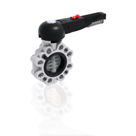Immagine valvola a farfalla FKOC LM LUG ANSI in PVC-C DN 80÷200