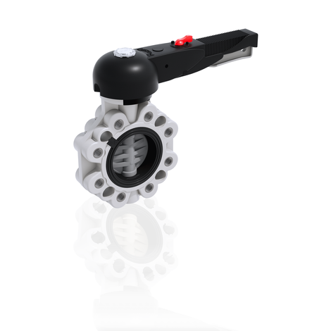 Immagine valvola a farfalla FKOC LM LUG ISO DIN in PVC-C DN 80÷200