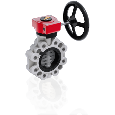 Immagine valvola a farfalla FKOC RM LUG ISO DIN in PVC-C DN 80÷200