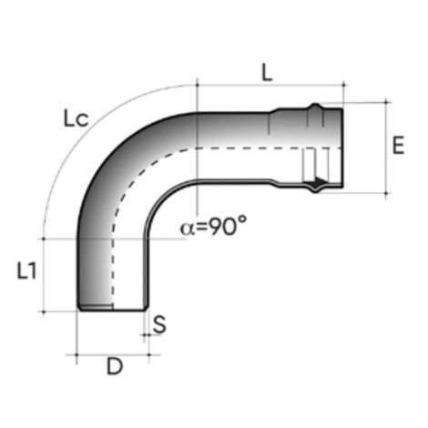 Tube lisse à pression PN10 NF EN 1452