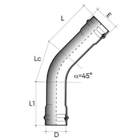 Tube lisse à pression PN10 NF EN 1452
