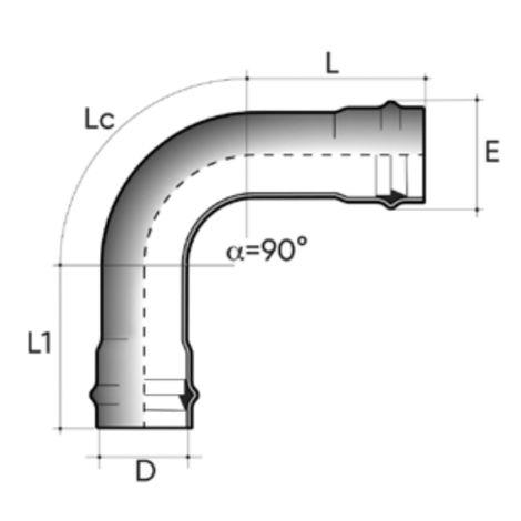 Tube lisse à pression PN10 NF EN 1452