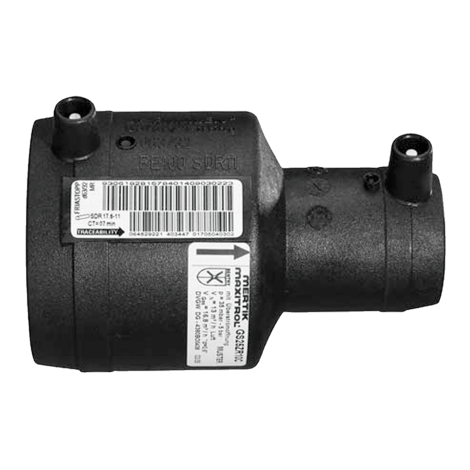 Contrôleur de débit de gaz Sentry GS Système Maxitrol dans un manchon de réduction