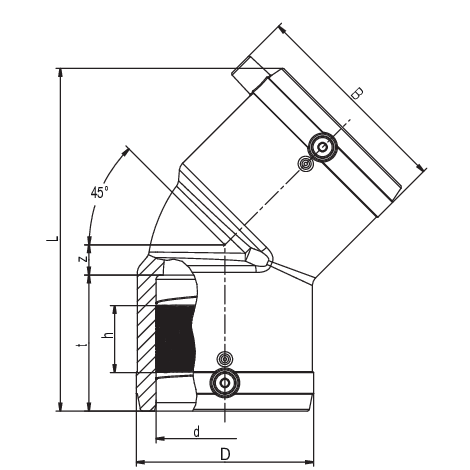 Angle 45°, SDR 11