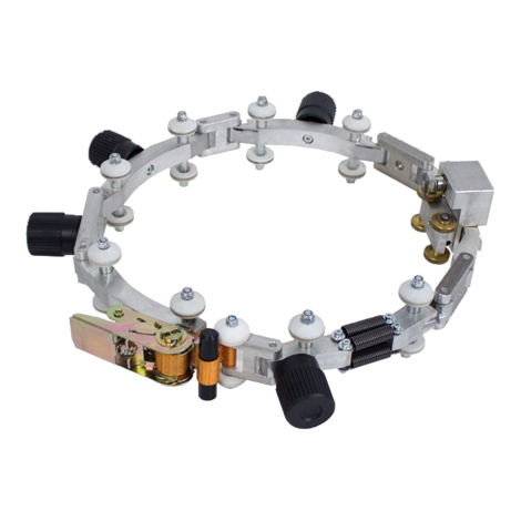 Chaîne d'épluchage pour extrémités de tubes et surfaces de selle d 800 - d 1200
