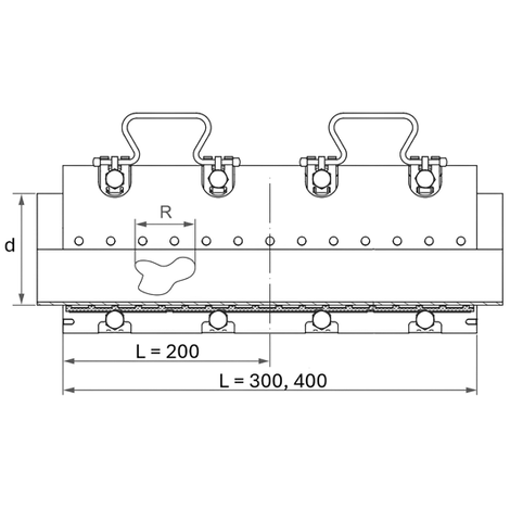 FRIACLAMP Collier de réparation en acier inoxydable en deux parties