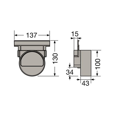 FOND NAISSANCE P/CAN177 D.100 GRIS