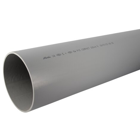 TUBE EAU USEE EP.4,9 D.200 4M GRIS