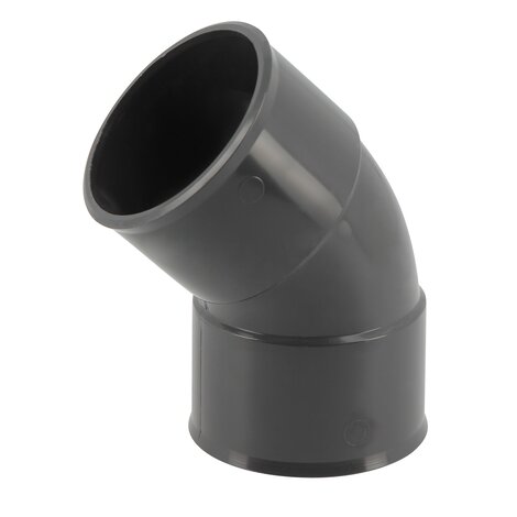 Coude ff à 45° anthracite