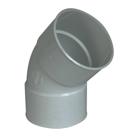 COUDE FF 45" D.100 GRIS