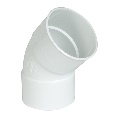 COUDE FF 45" D.100 BLANC