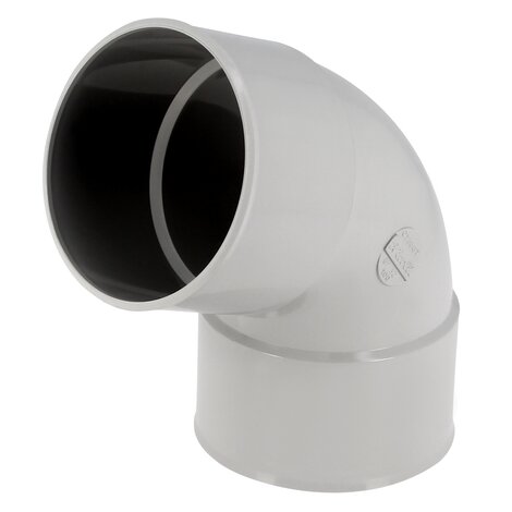 COUDE FF 67"30 D.100 GRIS