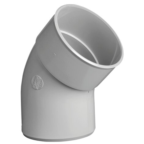 COUDE MF 45" D.125 GRIS