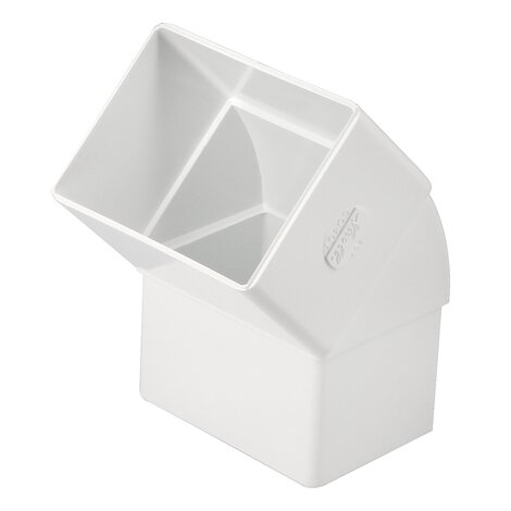 COUDE MF 45" POUR PROFILE 73X100 BLANC