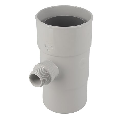 RECUP. EAUX PLUVIALES FACONNE D.100 GRIS GOUT