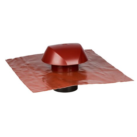 CHAPEAU VENTIL.COL.ETANCH D.125 ROUGE