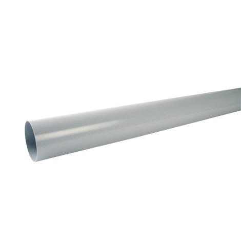TUBE DE DESCENTE D.125 EN 4M GRIS