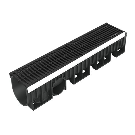 Caniveau avec grille fonte - B125 - L150 int Kenadrain