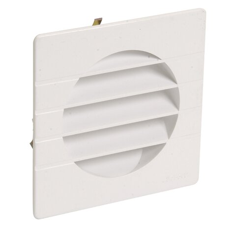 GRILLE EXTERIEURE P/TUBE D.100 BLANC