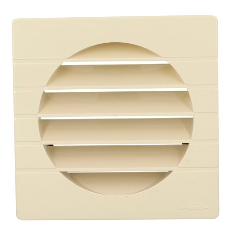 GRILLE EXTERIEURE P/TUBE D.125 SABLE