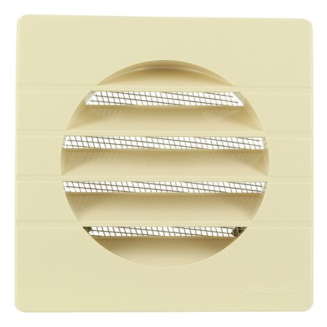 GRILLE EXTERIEURE P/TUBE D.100 MOUS.SABLE
