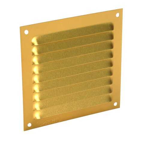 GRILLE PERSIENNE ALUMINIUM DORE 10X10