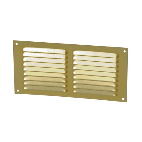 GRILLE PERSIENNE ALUMINIUM DORE 10X20