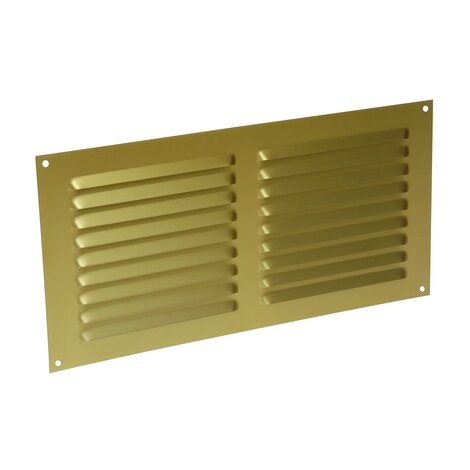 GRILLE PERSIENNE ALUMINIUM DORE 15X30