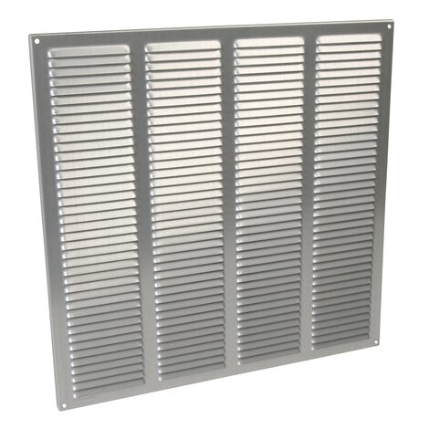 GRILLE PERSIENNE ALU GRIS MOUST.39X40