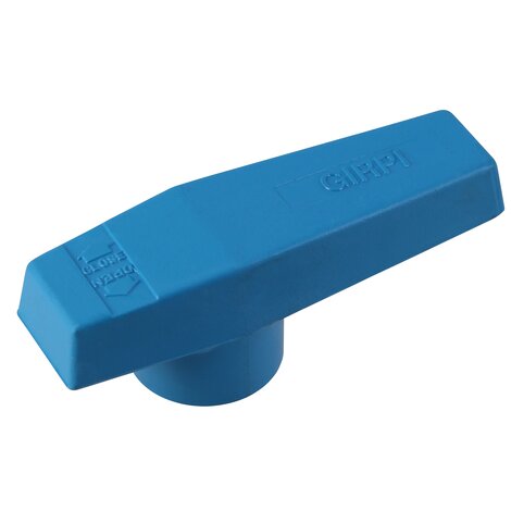 HTA POIGNEE BLEUE VANNE D32