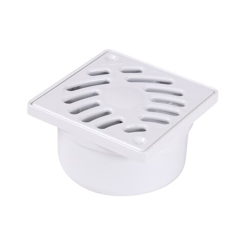 SIPHONNETTE CADRE+GR. PVC 10X10 NICOLL