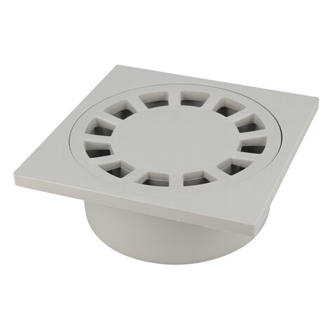 SIPHON DE COUR PP 150X150 GRIS