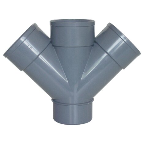 Culotte double parallèle 45° mâle/femelle