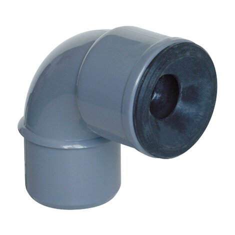 Coude union tube métallique mâle avec joint SBR
