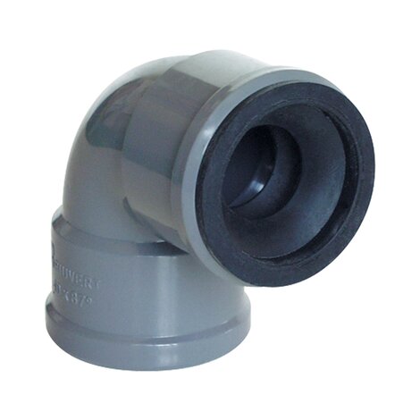 Coude union tube métallique femelle avec joint SBR